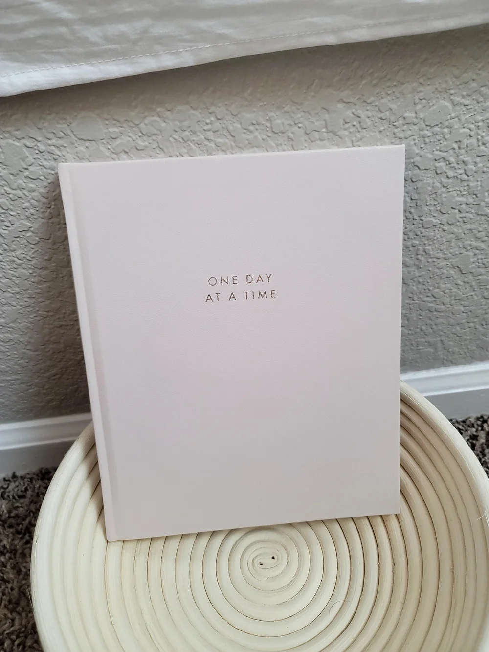 Threshold One Day At A Time Light Pink Hardcover Journal